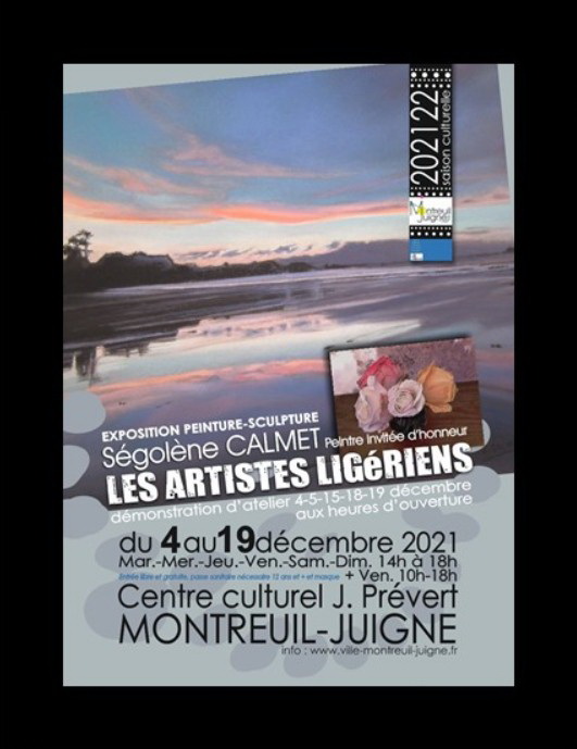 Sculptures de Francette Monet en exposition - du 4 au 19 décembre 2021 à Montreuil-Juigné (49)