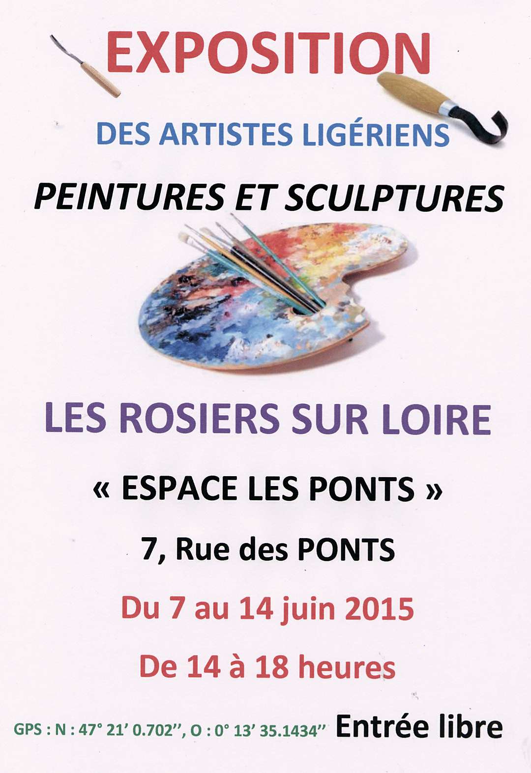 Exposition des Artistes Ligeriens - Les Rosiers-sur-Loire (49)
